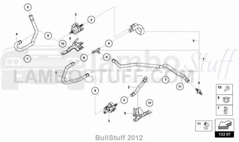 2017 Lamborghini HURACAN LP580-2 SPYDER ARABIA VACUUM SYSTEM (133.07.00)